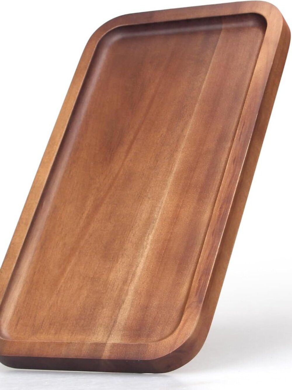 Acacia Wood Serving Tray Decor Small Cheese Charcuterie Boards Wooden Plate